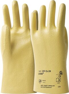 Honeywell Handschoen | maat 9 geel | BW-tricot met nitril | EN 388 PSA-categorie II | 10 paar - 010909141E 010909141E