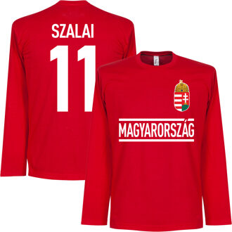 Hongarije Szalai 11 Longsleeve T-Shirt - M