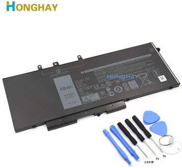 Honghay 7.6V 68WH Gjknx Originele Gjknx Laptop Batterij Voor Dell Latitude 15 3520 E5480 5480 5580 3520 Gjknx GD1JP