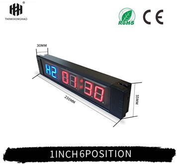 Honghonghao Workout Klok/Countdown/Up Interval Stopwatch Timer Gym Timer Klok
