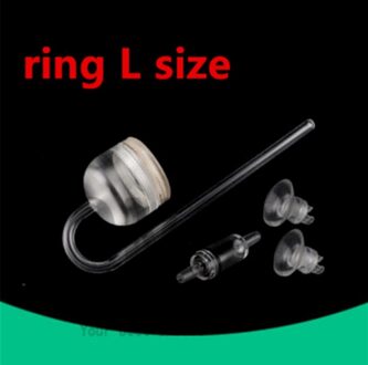 HONGYI 1 piece acrylic aquarium O2 refiner air oxygen diffuser mini nano atomizer fish tank super silm bubble counter ring L