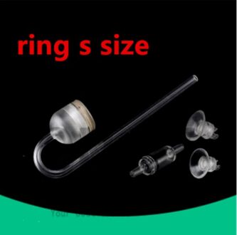 HONGYI 1 piece acrylic aquarium O2 refiner air oxygen diffuser mini nano atomizer fish tank super silm bubble counter ring S