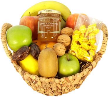 Honing Fruitmand doorsnede circa Ø 25 cm