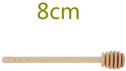 Honing Roer Bar 8/16Cm Mengen Lange Handvat Pot Lepel Praktische Hout Dipper Kitchen Tools Honing lange Stok Supplies 1 stk 8cm