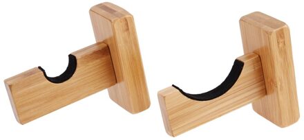 Honkbalknuppel Display Rack Wall Mounted Bat Houder Bamboe Bat Display Case Voor Plaatsen Baseball Softbal Bat Hockey Stok ( khaki