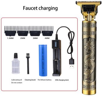 Hoodakang Haar Trimmer Kaalhoofdige Tondeuse Elektrische Cordless Scheerapparaat Kapper Precisie Afwerking Haar Snijder Baard Scheren Mac Oranje