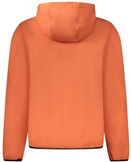 Hooded Jacket met Ritsluiting Koraal