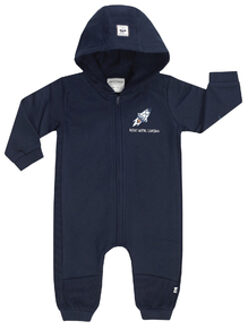 Hooded overall SPACE JOURNEY marine Blauw