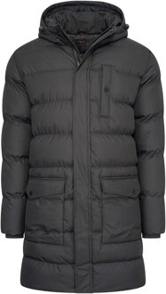 Hooded winter jacket Zwart - M