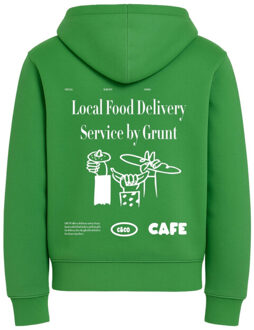 Hoodie 2614-608 grbendt - maat 152 Groen