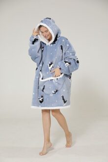 Hoodie deken Kat - Default