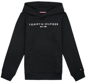 Hoodie met logoborduring Zwart - 176