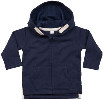 Hoodie met volledige rits voor baby's Blauw - 86