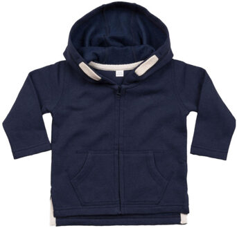 Hoodie met volledige rits voor baby's Blauw - 92