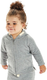 Hoodie met volledige rits voor baby's - maat 92 Grijs