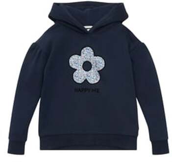 Hoodie sky captain blauw - 104/110