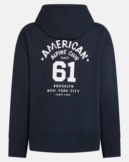 Hoodie w25t1186 Blauw - M