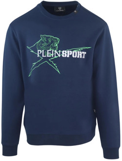 Hoodies Plein Sport , Blue , Heren - 2Xl,Xl,L,M,S
