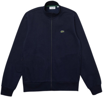 Hoodloze Sweatshirt, 100% samenstelling, Sh9622-166 Lacoste , Blue , Heren - 2Xl,L,M,S,4Xl,5Xl