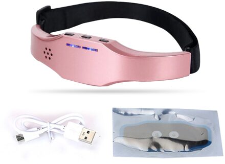 Hoofd Elektrische Massager Brain Anti Stress Slapen Aid Therapie Slaap Slapeloosheid Helper Hoofdpijn Massage Gezondheidszorg Relatie Gereedschap roze met doos