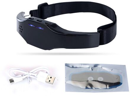 Hoofd Elektrische Massager Brain Anti Stress Slapen Aid Therapie Slaap Slapeloosheid Helper Hoofdpijn Massage Gezondheidszorg Relatie Gereedschap zwart met doos