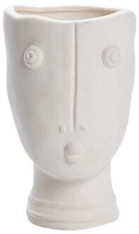 Hoofd Gezicht Menselijk Vormige Portret Bloempot Regeling Vaas Sappige Cactus Planter Voor Home Decoratie