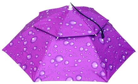 Hoofd Paraplu Outdoor Grote Dubbellaags Vissen Paraplu Camping Strand Zonnescherm Sunny Regenachtige UV Voor Mannen Vrouwen Kids A30