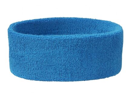 Hoofd zweetband aqua blauw