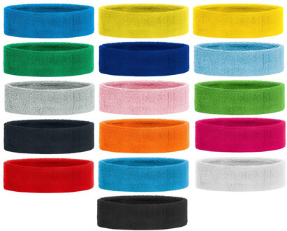 Hoofd zweetbandjes in alle kleuren  Licht grijs