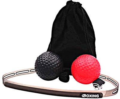 Hoofdband Boksen Reflex Snelheid Punch Bal Zachte Decompressie Dubbele Siliconen Ball Force Verhogen Hand Oog Training Boksen Snelheid Bal