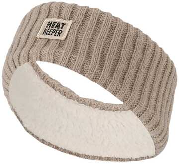 Hoofdband Dames Beige Melange - One size