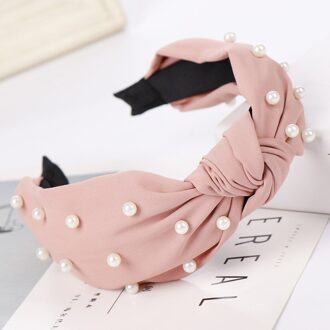 Hoofdband Mode Boog Haaraccessoires Knoop Kralen Haarband Vrouwen Haar Hoofd Hoepel Zoete Meisjes Haar Hoofdband Бандана