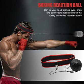 Hoofdband W/Ponsen Ballen Set Boksen Reflex Effectieve Werken-Out Accessoires Voor Snelheid Reactie Fitness Training