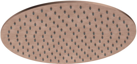 Hoofddouche Hotbath Cobber Opbouw 30 cm Geborsteld Koper PVD