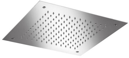 Hoofddouche Hotbath Mate Inbouw Vierkant 38x38 cm Geborsteld Nikkel