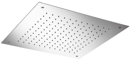 Hoofddouche Hotbath Mate Inbouw Vierkant 50x50 cm Geborsteld Nikkel
