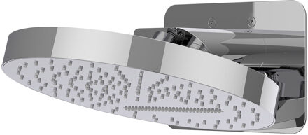 Hoofddouche IVY HALO Wandmodel Inc. Wandbeugel en Inbouwbox 32 cm Chroom