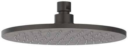 Hoofddouche IVY Medium 20 cm Anti-Kalk Nozzels RVS316 Geborsteld Carbon Black PVD Geborsteld RVS316 Carbon Black PVD