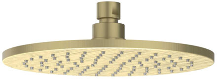 Hoofddouche IVY Medium 20 cm Anti-Kalk Nozzels RVS316 Geborsteld Mat Goud PVD Geborsteld RVS316 Mat Goud PVD