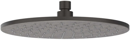 Hoofddouche IVY Medium 25 cm Anti-Kalk Nozzels RVS316 Geborsteld Carbon Black PVD Geborsteld RVS316 Carbon Black PVD