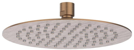 Hoofddouche IVY Slim 20 cm Anti-Kalk Nozzels Eco-Air Geborsteld Mat Koper PVD