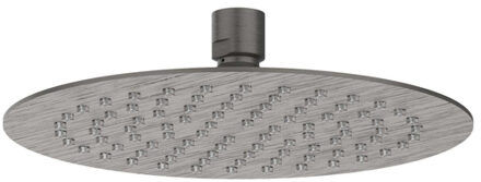 Hoofddouche IVY Slim 20 cm Anti-Kalk Nozzels Eco-Air Geborsteld Metal Black PVD