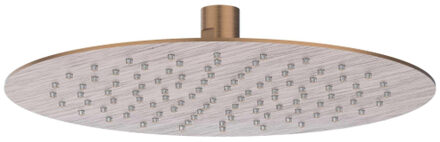 Hoofddouche IVY Slim 25 cm Anti-Kalk Nozzels Eco-Air Geborsteld Mat Koper PVD