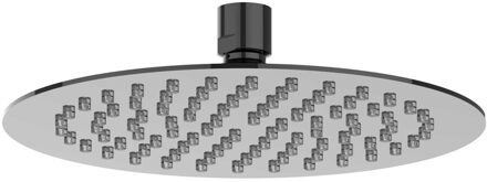 Hoofddouche IVY Slim 30 cm Anti-Kalk Nozzels Eco-Air Zwart Chroom PVD