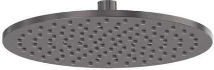 Hoofddouche MAY Medium 25 cm met Antikalk Nozzles Geborsteld Carbon Black PVD Gunmetal