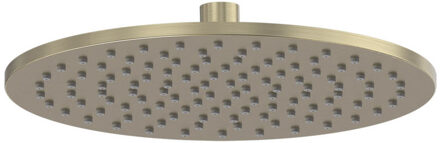 Hoofddouche MAY Medium 25 cm met Antikalk Nozzles Geborsteld Mat Goud PVD