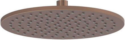 Hoofddouche MAY Medium 25 cm met Antikalk Nozzles Geborsteld Mat Koper PVD