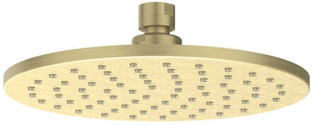 Hoofddouche - medium - 20cm - antikalk nozzels - Geborsteld mat goud PVD 6900654 Goud geborsteld