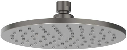 Hoofddouche - medium - 20cm - antikalk nozzels - Geborsteld metal black PVD 6900656 Metal black geborsteld (antraciet)