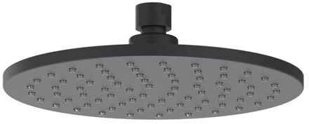 Hoofddouche - medium - 20cm - antikalk nozzels - Mat zwart PED 6900652 Zwart mat